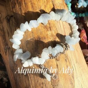 Alquimia Blue aquamarine Stone Bracelet